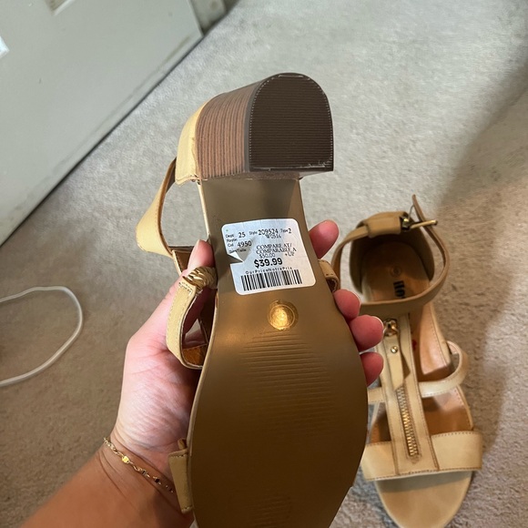 Beige summer heels - Picture 4 of 4